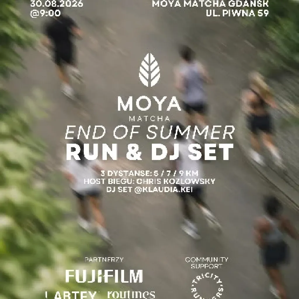 MOYA Matcha End of Summer Run & DJ Set