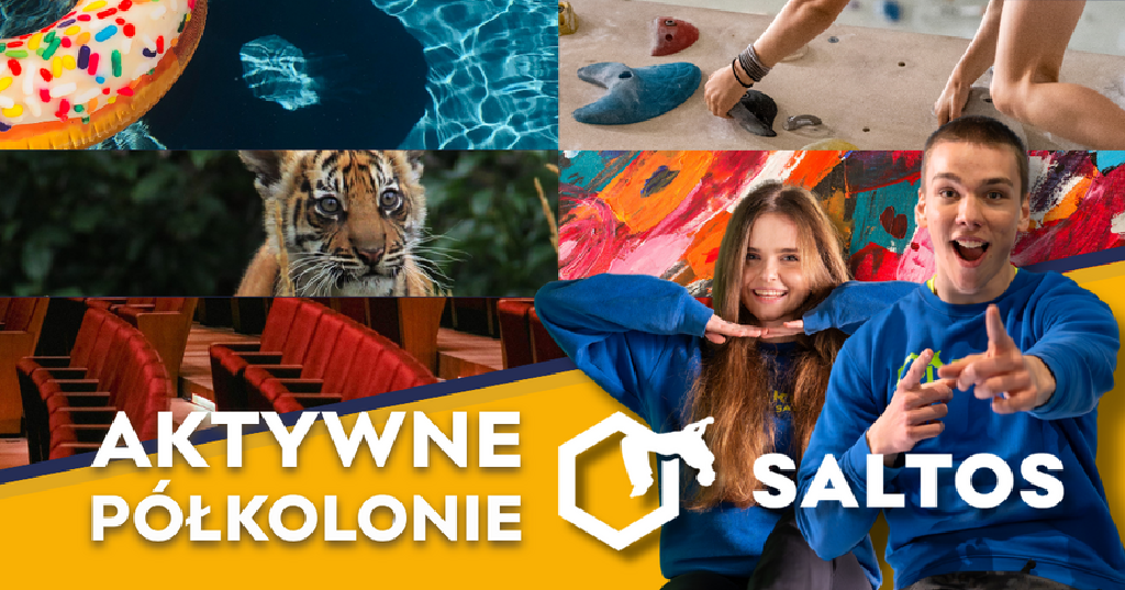 Aktywne półkolonie w Parku Trampolin SALTOS
