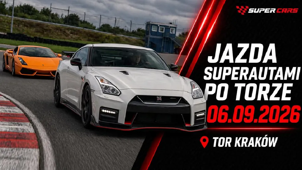 Jazda supersamochodami z SuperCars – Tor Kraków
