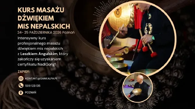 Masaż dźwiękiem mis nepalskich – kurs