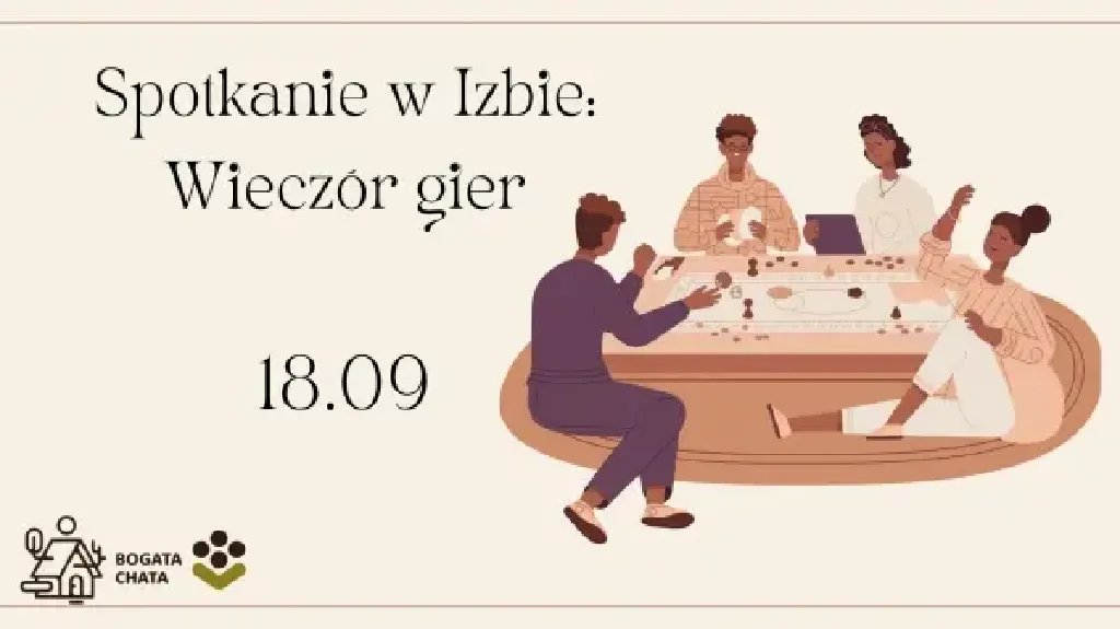 Wieczór gier planszowych w Izbie