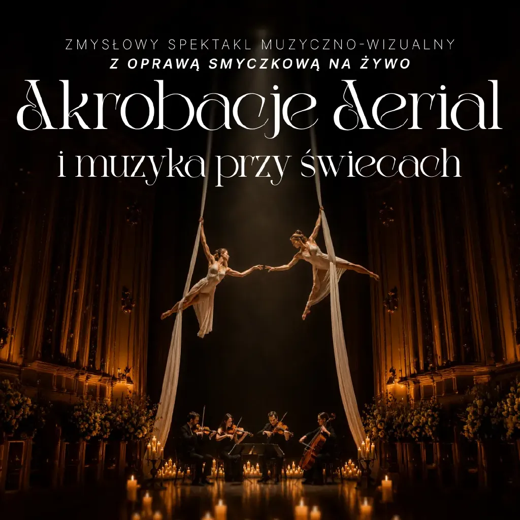 Muzyka i akrobacje przy świecach: Aerial