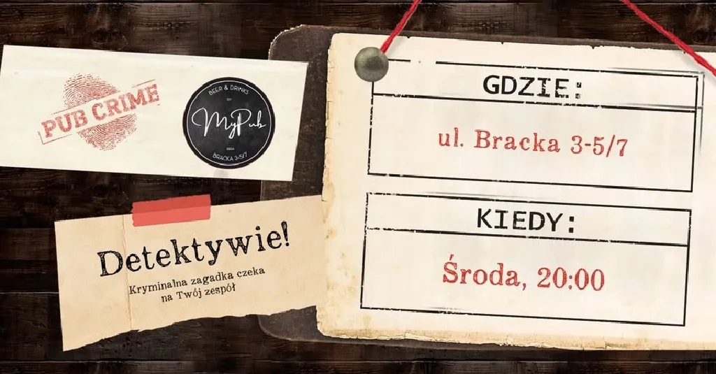 PubCrime – drużynowa gra kryminalna