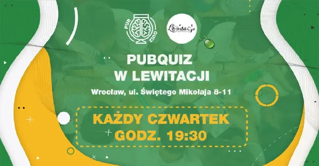 PubQuiz w Lewitacji – drużynowy quiz z nagrodami
