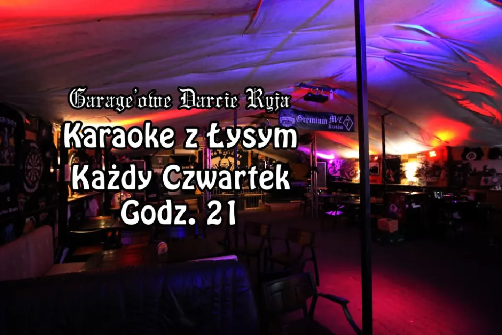 Garage’owe Darcie Ryja – karaoke z DJ Łysym