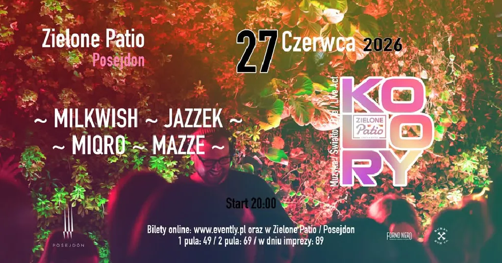 KOLORY – muzyka i taniec na Zielonym Patio
