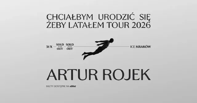 Artur Rojek – Chciałbym urodzić się żeby latałem Tour 2026