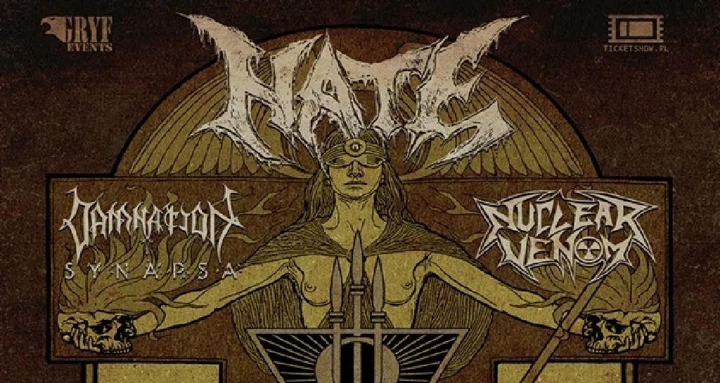 Hate, Damnation, Synapsa i Nuclear Venom – koncert