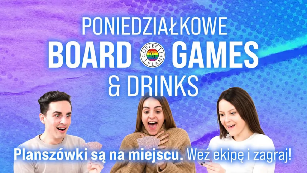 Planszówki w Coffee Planet – każdy poniedziałek