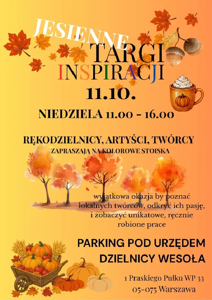 Jesienne Targi Inspiracji – rękodzieło i lokalni twórcy