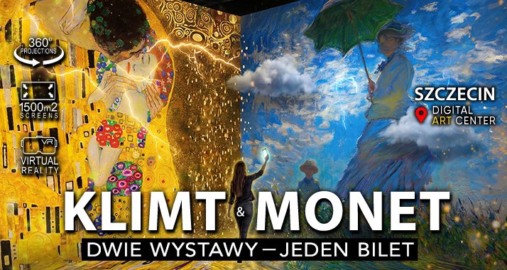 Immersive KLIMT & MONET w DIGITAL ART CENTER