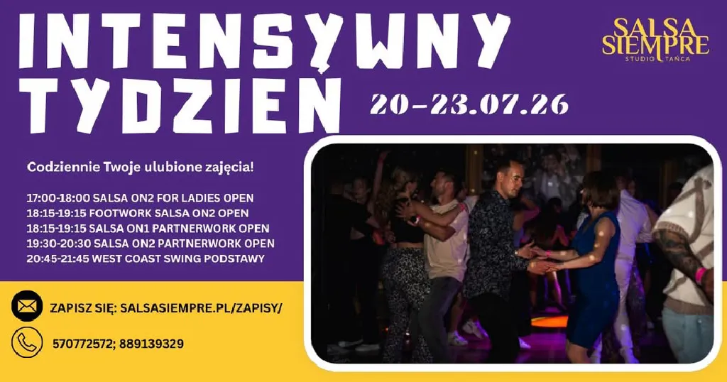 Intensywny tydzień tańca w Salsa Siempre
