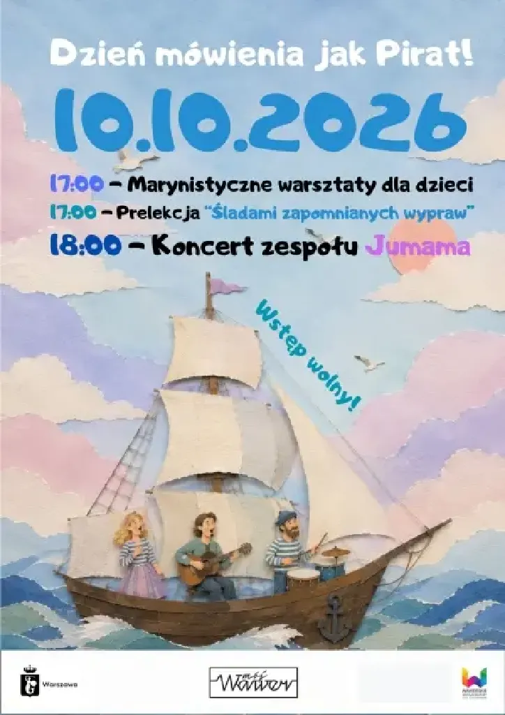 Dzień mówienia jak pirat – warsztaty i koncert