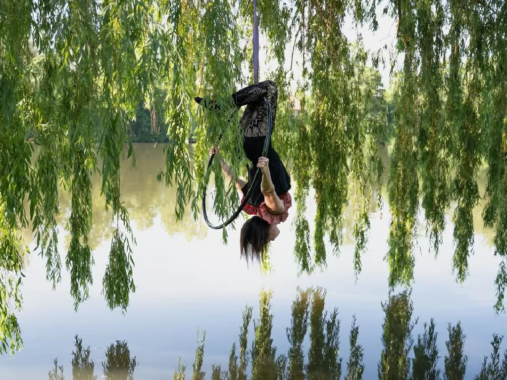 Minisesje zdjęciowe na aerial hoop
