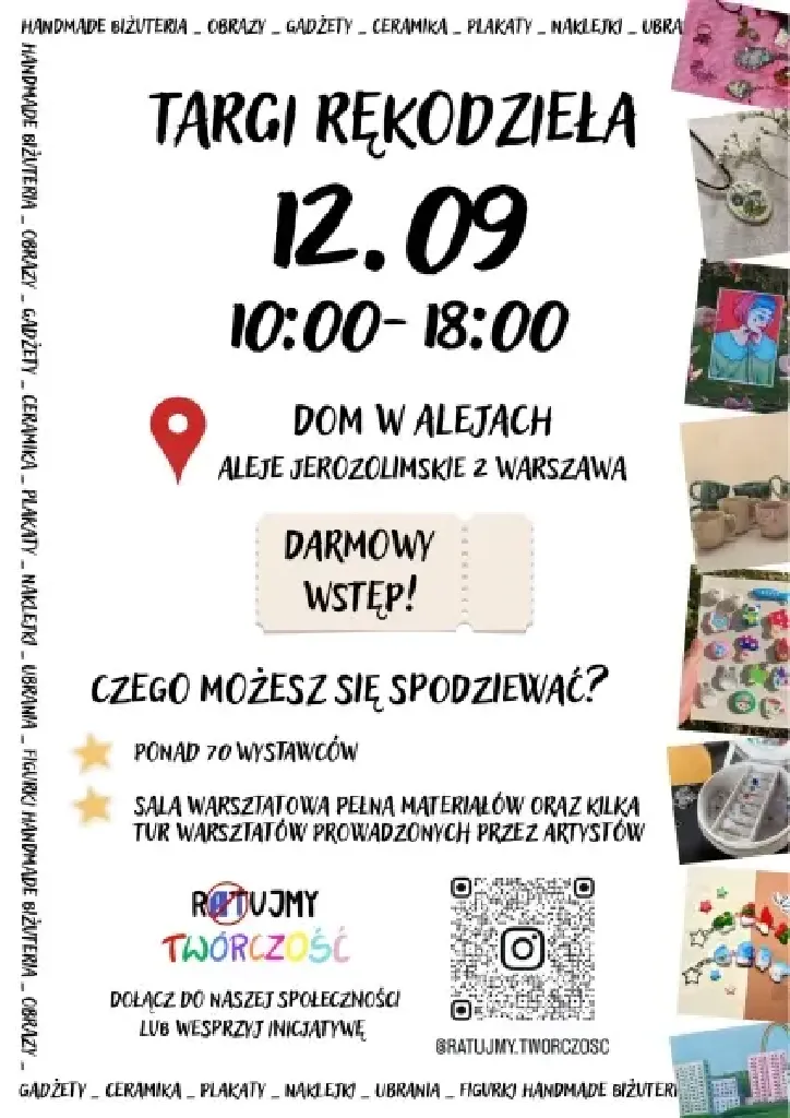 Targi rękodzieła Ratujmy Twórczość