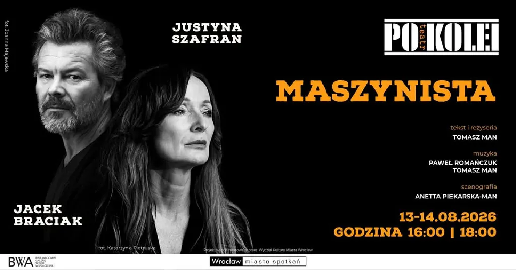 MASZYNISTA – spektakl na Scenie letniej Teatru PO KOLEI