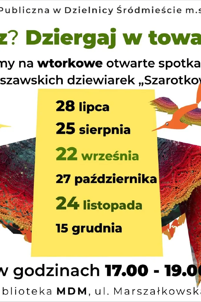 Szarotkowo – spotkania grupy dziewiarek