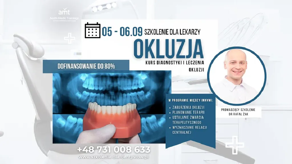 Okluzja – kurs diagnostyki i leczenia dla lekarzy