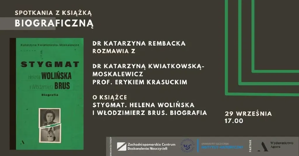 Stygmat. Helena Wolińska i Włodzimierz Brus – spotkanie autorskie