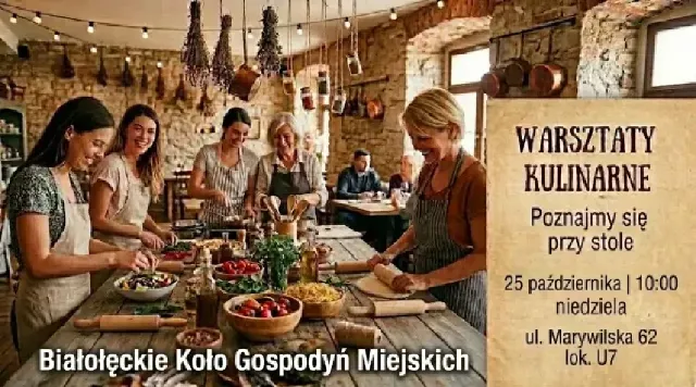 Kulinarne – warsztaty dla kobiet z szefem kuchni Michałem Wierzbą