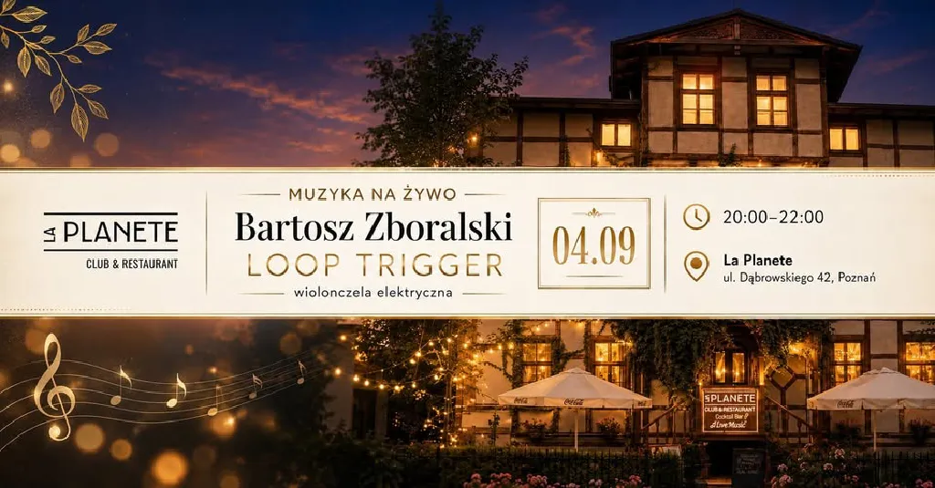 Live Music w La Planete – wiolonczela elektryczna