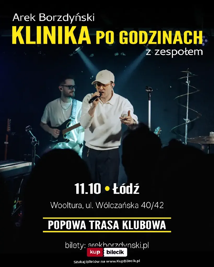 Arek Borzdyński z zespołem – Klinika po godzinach