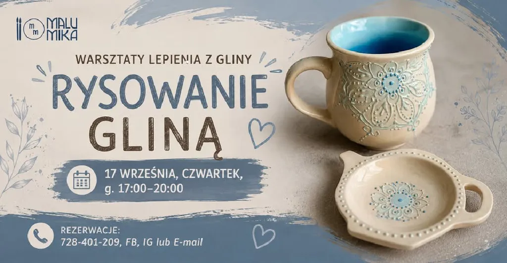 Warsztaty z gliną – rysowanie