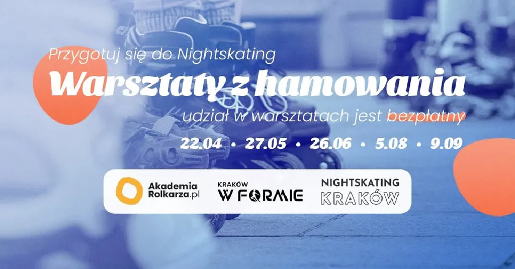 Warsztaty hamowania na rolkach – Nightskating Kraków