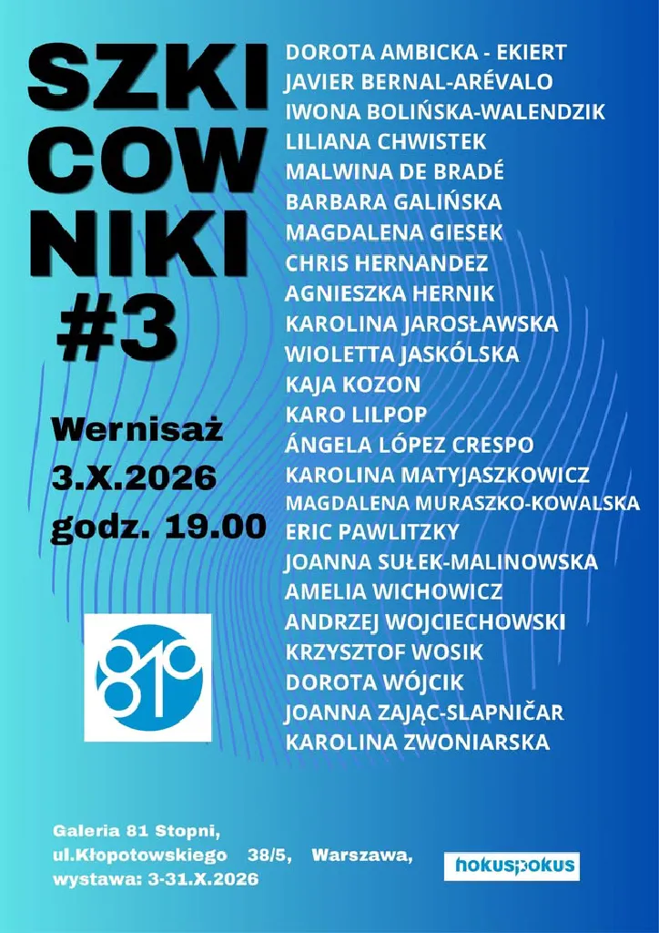 Szkice-Szkicowniki 3 – wystawa