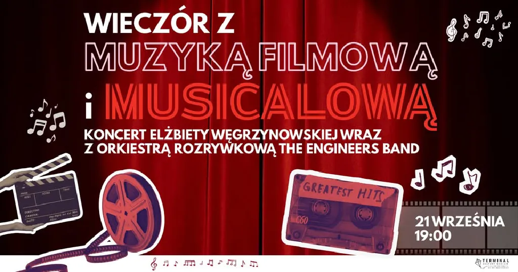 Wieczór z muzyką filmową i musicalową – koncert