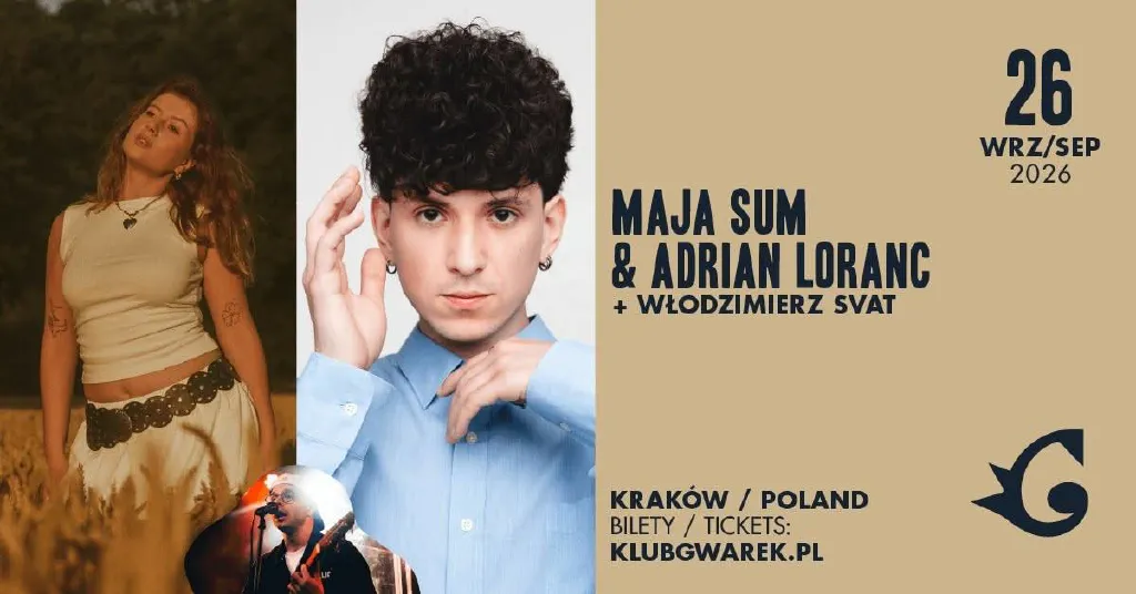 Maja Sum, Adrian Loranc, Włodzimierz Svat – koncert