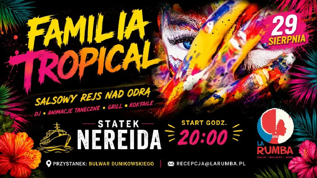 Familia Tropical – rejs i impreza taneczna