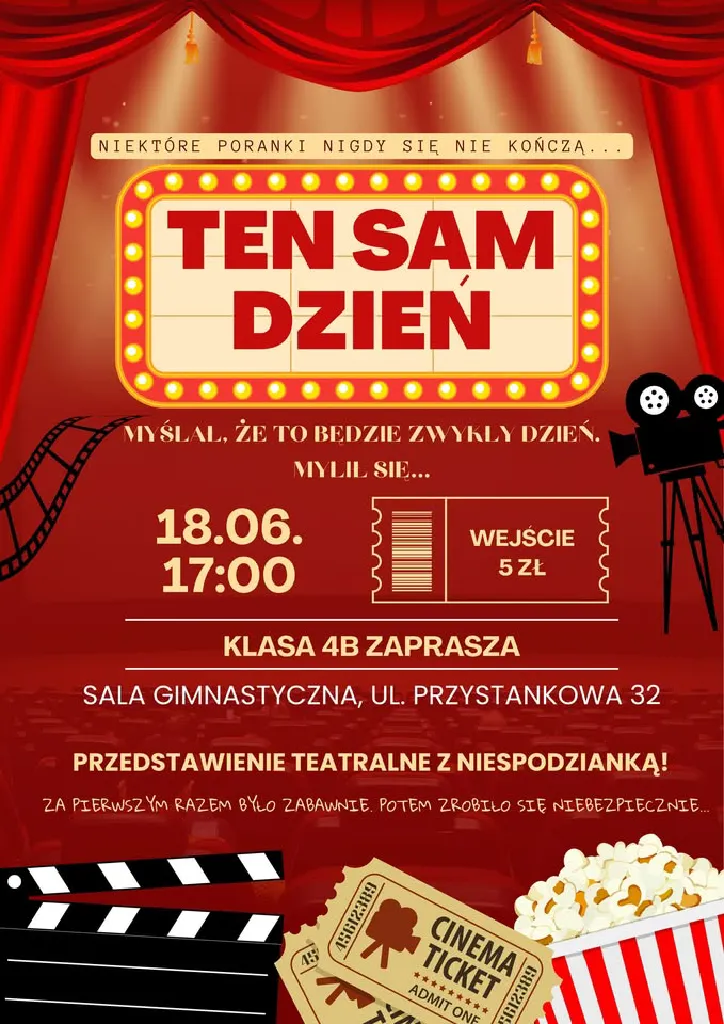 Spektakl teatralny – co się stanie, gdy czas się zatrzyma?