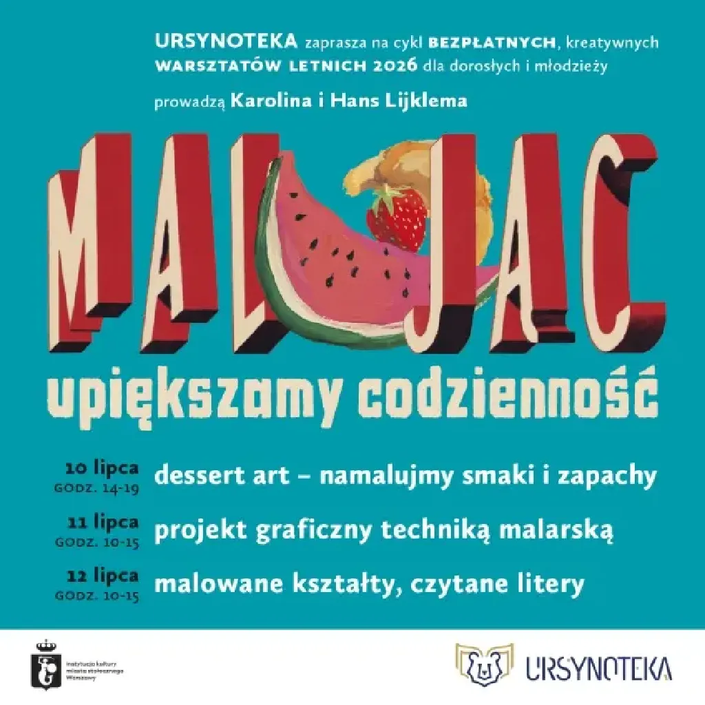 Warsztaty malowania liter – Malowane kształty