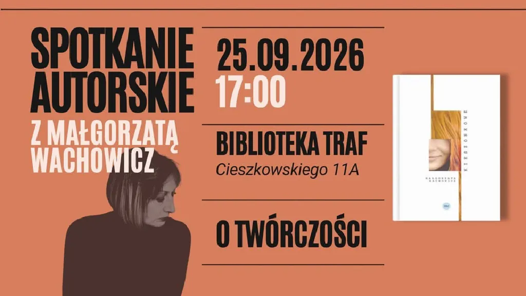 Spotkanie autorskie z Małgorzatą Wachowicz