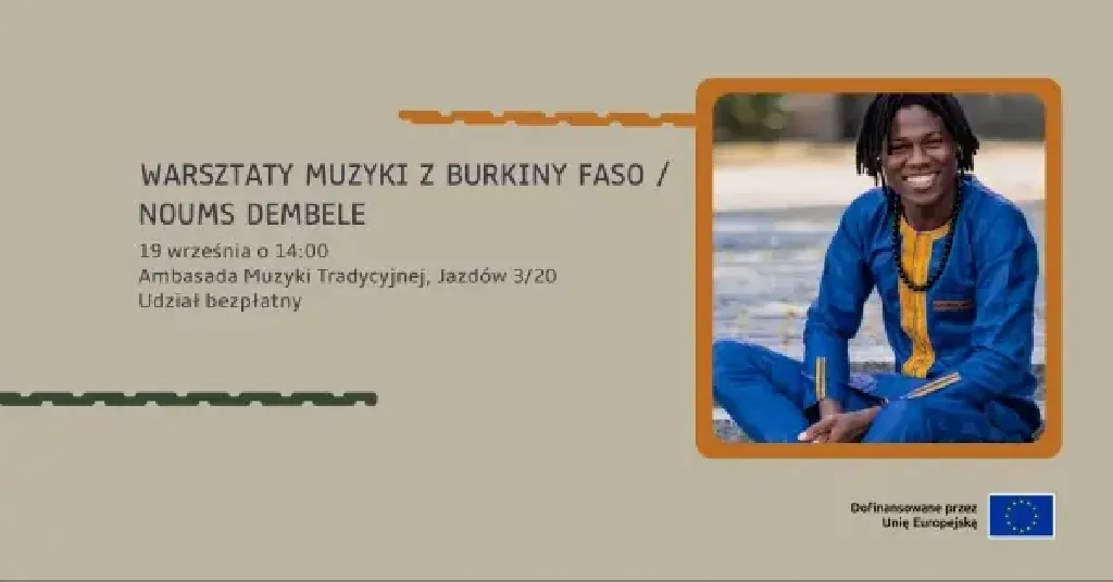 Warsztaty muzyki z Burkiny Faso – Noums Dembele