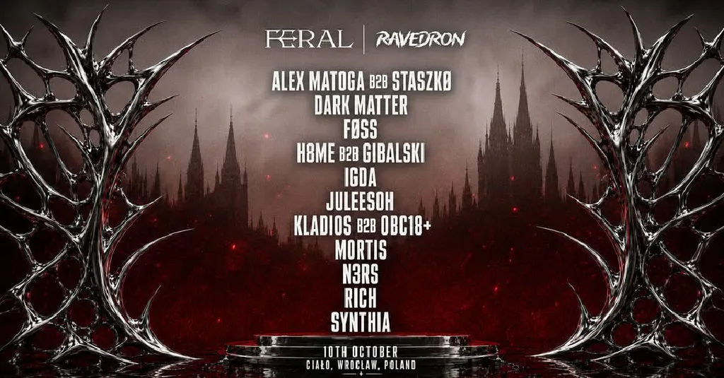 RAVEDRON × FERAL – wydarzenie muzyczne