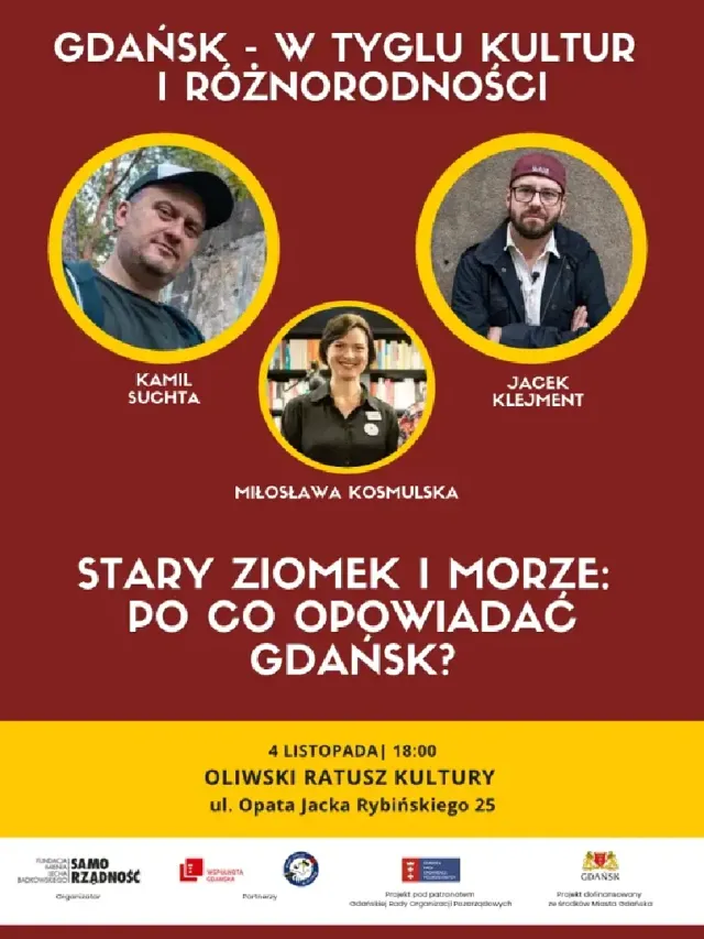 Po co opowiadać Gdańsk? – spotkanie z twórcami kanału Stary Ziomek i Morze