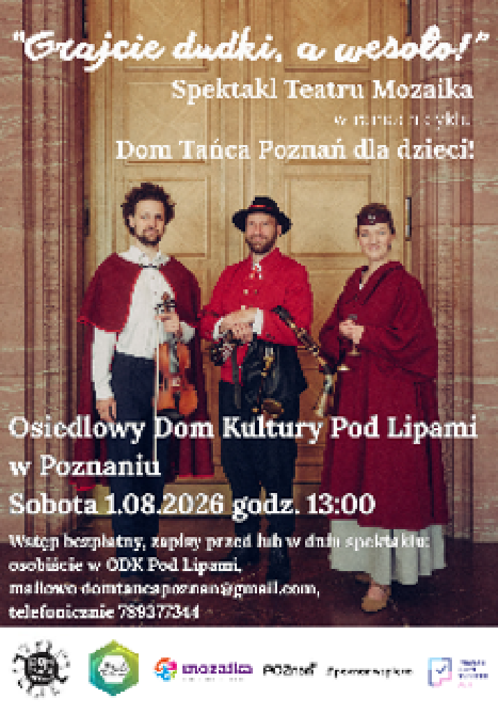 Grajcie dudki, a wesoło! – spektakl dla dzieci