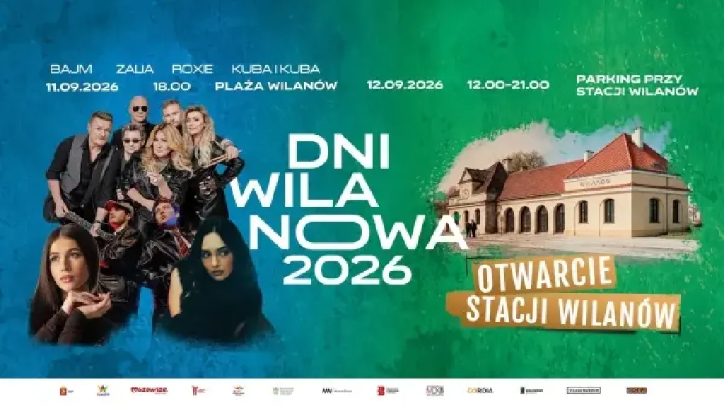 Dni Wilanowa 2026 – otwarcie Stacji Kolei Wilanowskiej