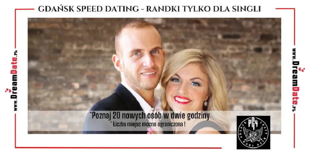 Gdańsk Speed Dating – randki dla singli 33–43 lata