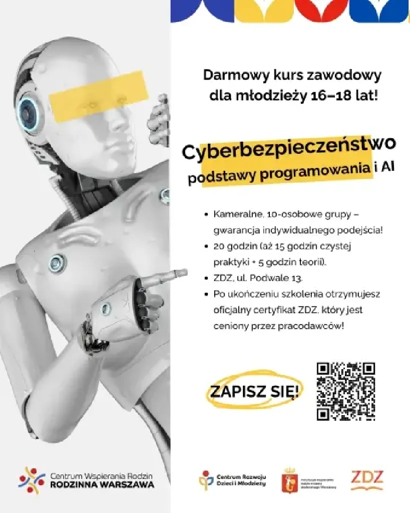 Kurs zawodowy: Cyberbezpieczeństwo, AI i programowanie