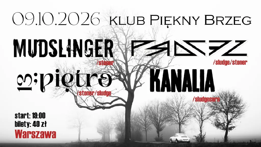 PROCEZ, 13 PIĘTRO i KANALIA – koncert