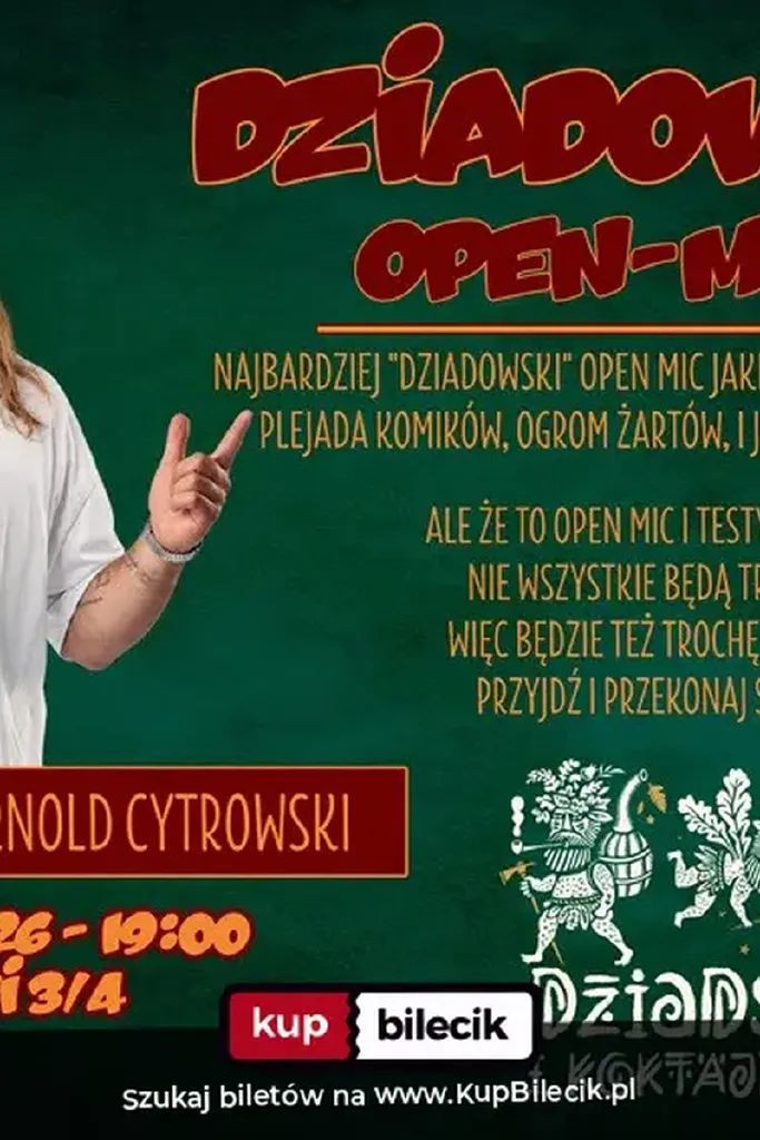 Dziadowski Open Mic – wieczór komediowy