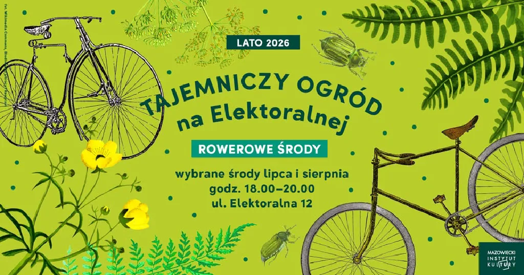 Rowerowy Tajemniczy Ogród – spotkania i warsztaty
