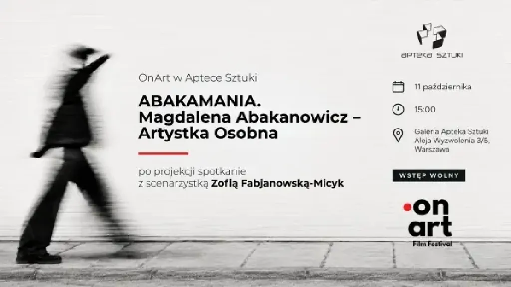 ABAKAMANIA – pokaz filmu i spotkanie ze scenarzystką