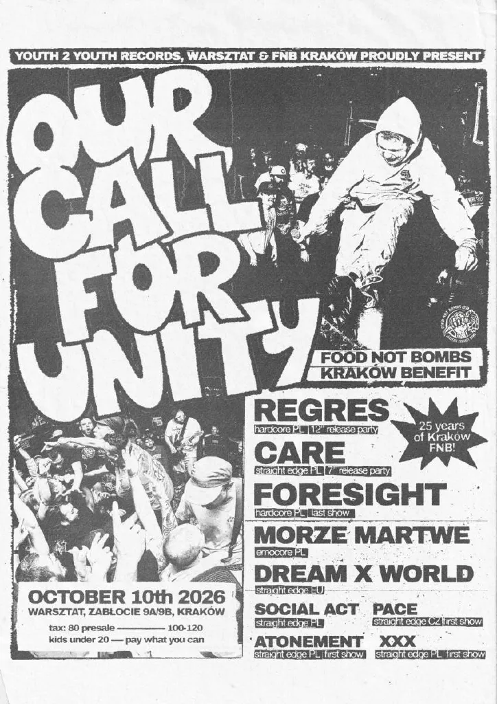 Our Call For Unity: Food Not Bombs Benefit
