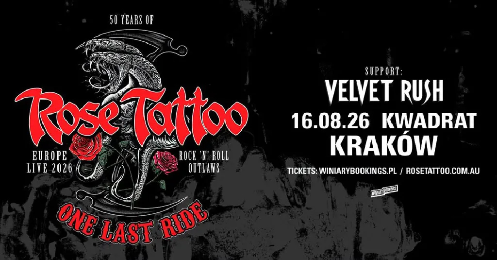 Rose Tattoo – koncert pożegnalny