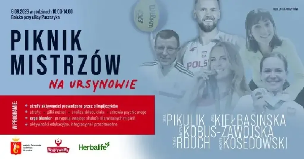 Piknik z Mistrzami Sportu – Ursynów