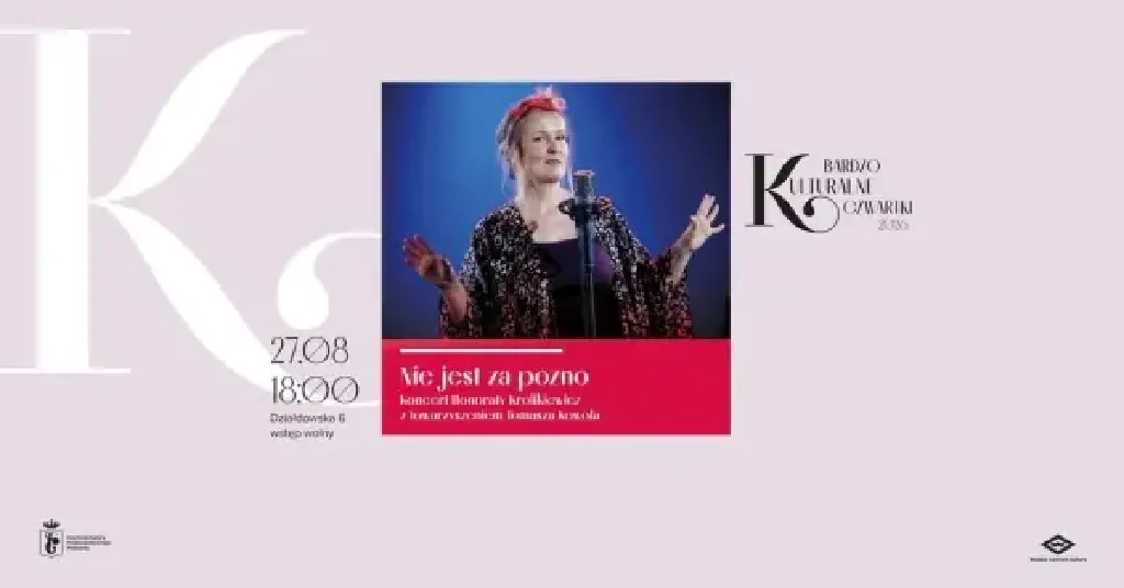 Koncert Honoraty Królikiewicz „Nie jest za późno”